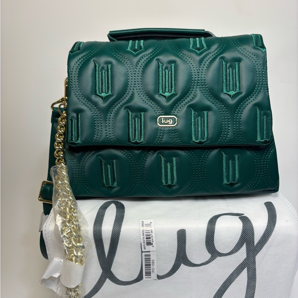 Lug Wicked Emerald Green Quilted Shoulder Bag